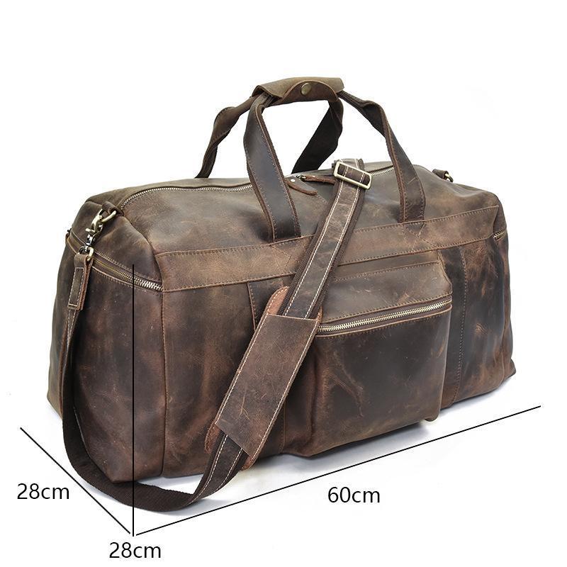 The Colden Duffle Bag | Large Capacity Leather Weekender