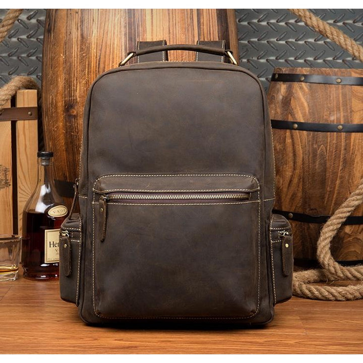 The Langley Backpack | Genuine Vintage Leather Backpack