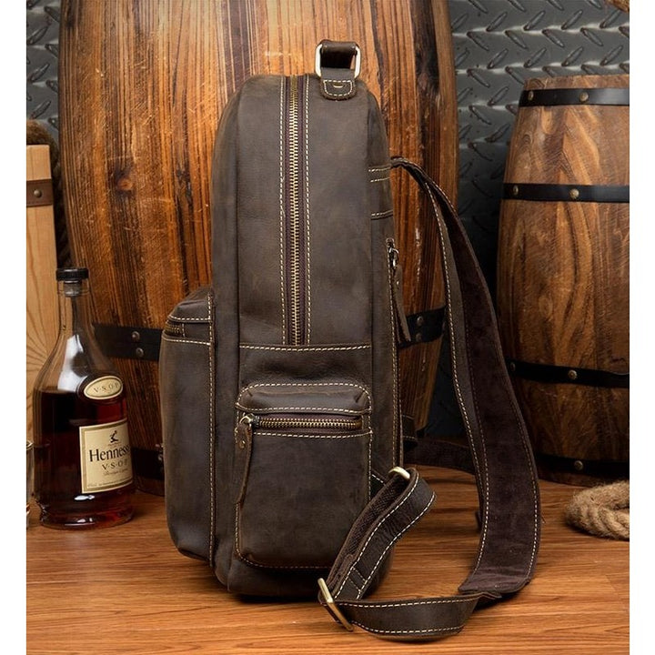 The Langley Backpack | Genuine Vintage Leather Backpack