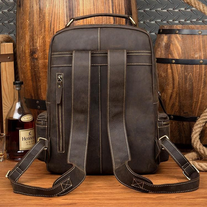 The Langley Backpack | Genuine Vintage Leather Backpack