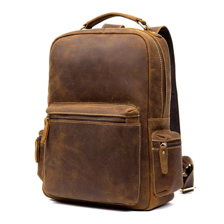 The Langley Backpack | Genuine Vintage Leather Backpack