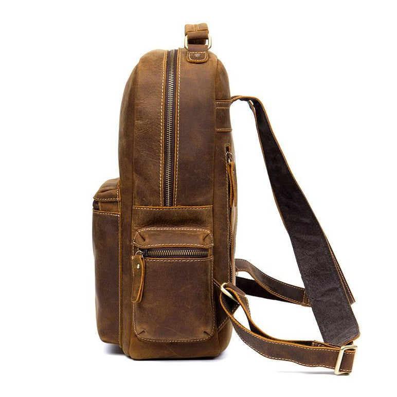 The Langley Backpack | Genuine Vintage Leather Backpack