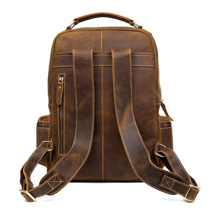 The Langley Backpack | Genuine Vintage Leather Backpack