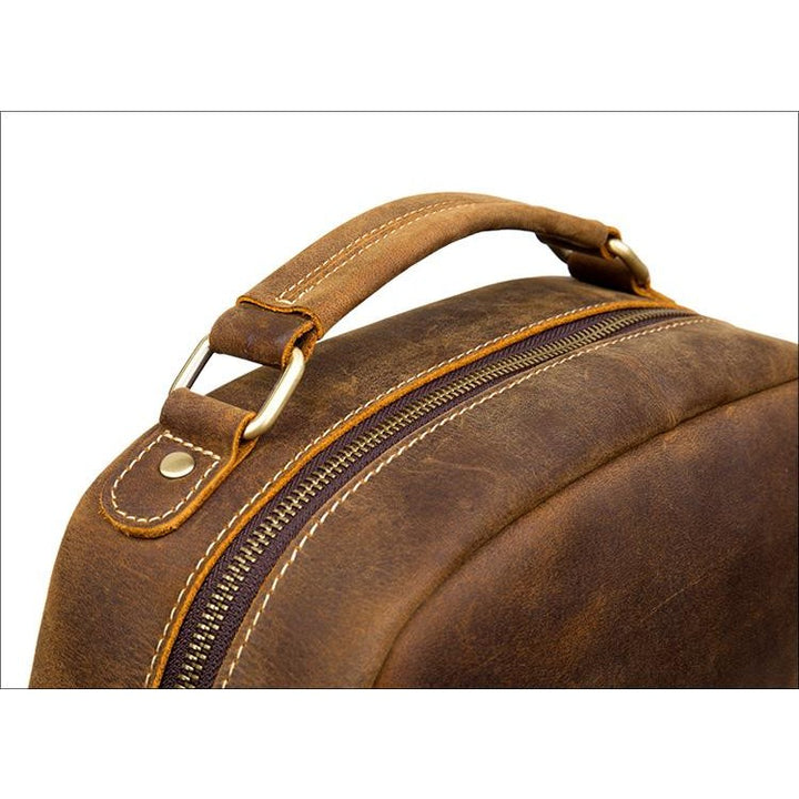 The Langley Backpack | Genuine Vintage Leather Backpack