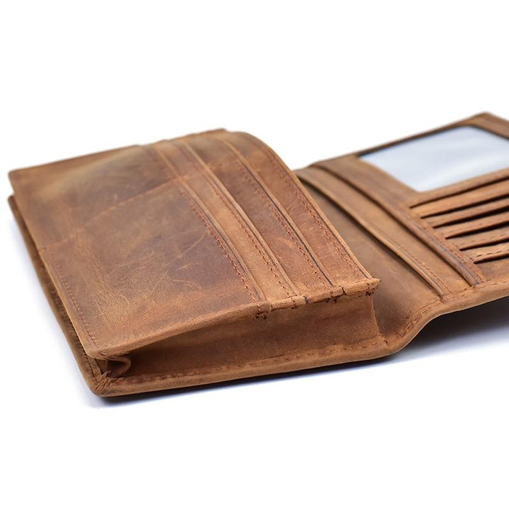 The Pathfinder Bifold Wallet | Genuine Leather Pocket Book