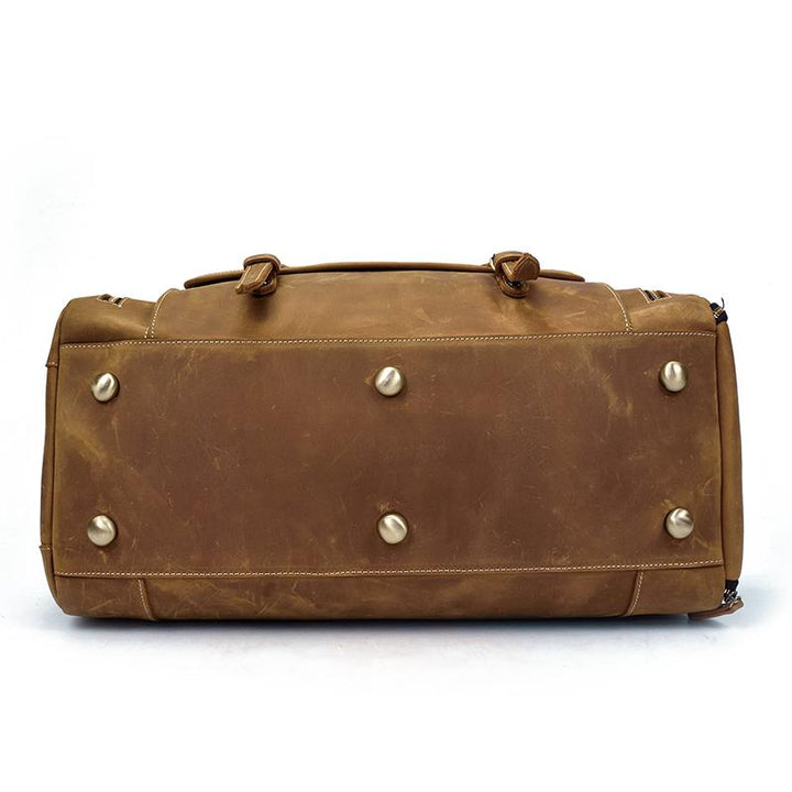 The Bard Weekender | Handmade Leather Duffle Bag