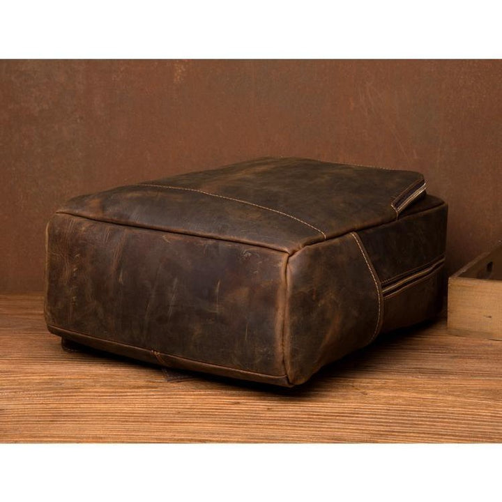 The Vernon Backpack | Genuine Vintage Leather Minimalist Backpack
