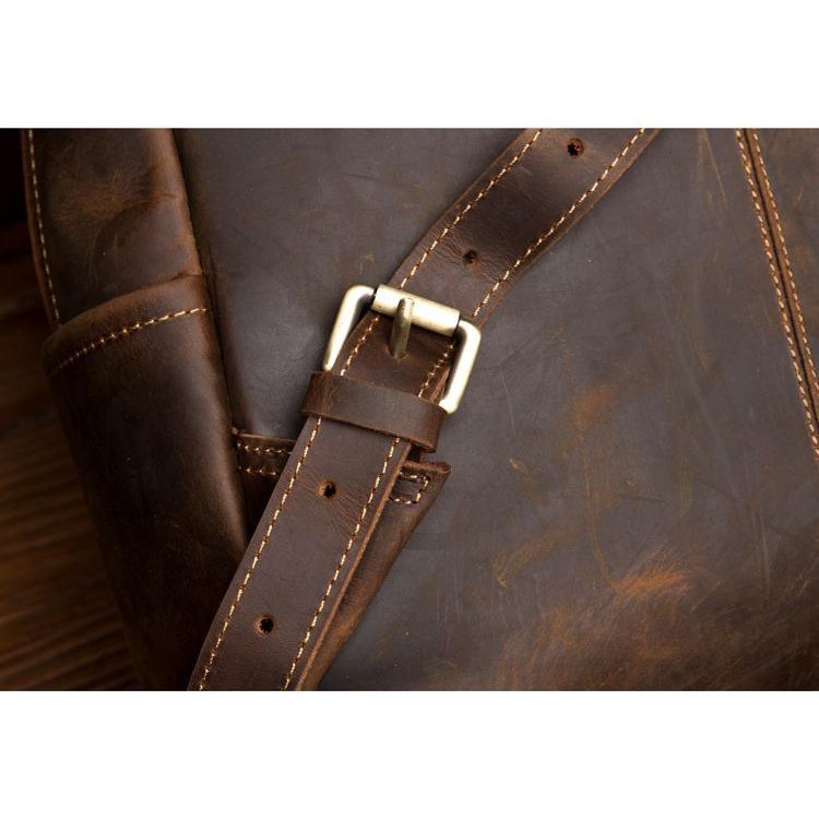 The Vernon Backpack | Genuine Vintage Leather Minimalist Backpack