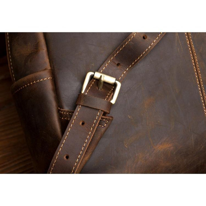 The Vernon Backpack | Genuine Vintage Leather Minimalist Backpack