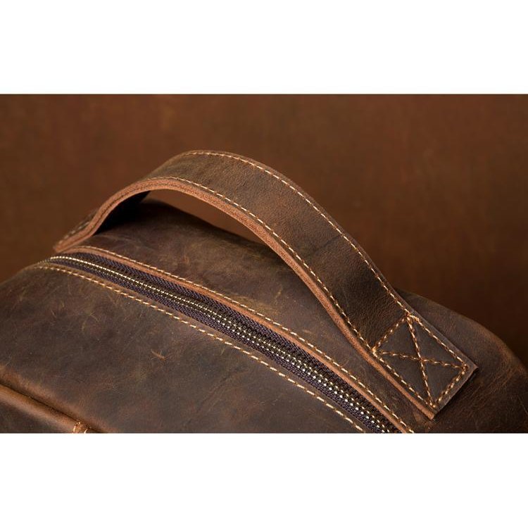 The Vernon Backpack | Genuine Vintage Leather Minimalist Backpack