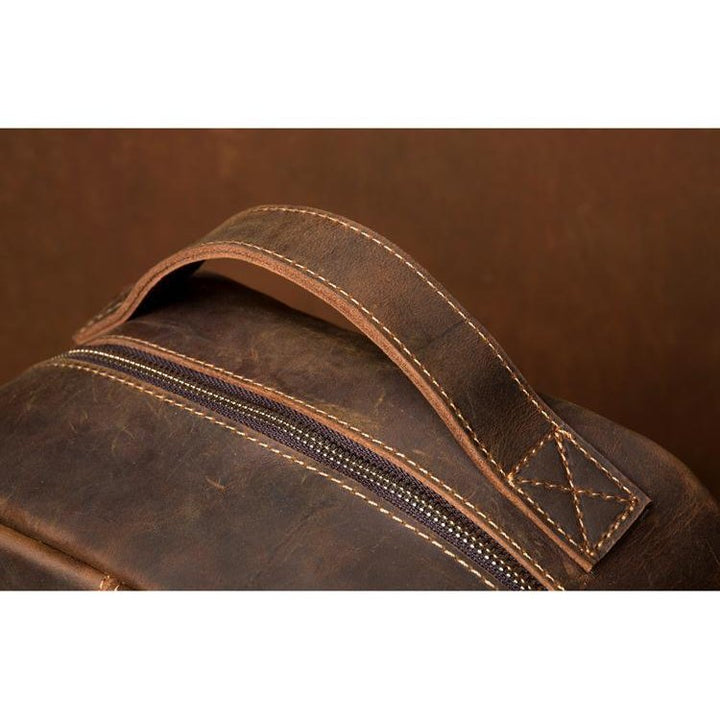 The Vernon Backpack | Genuine Vintage Leather Minimalist Backpack