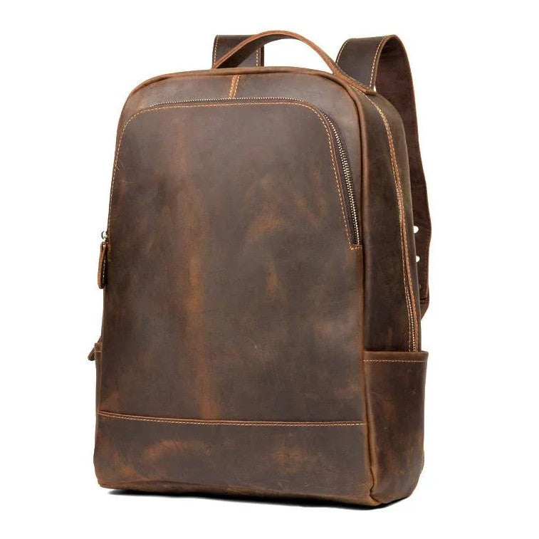 The Vernon Backpack | Genuine Vintage Leather Minimalist Backpack