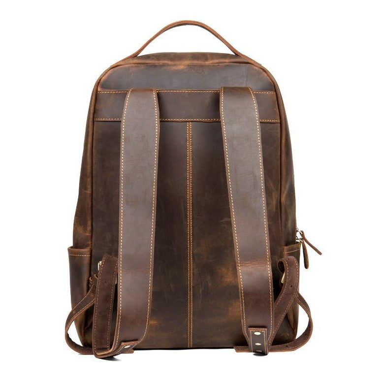 The Vernon Backpack | Genuine Vintage Leather Minimalist Backpack