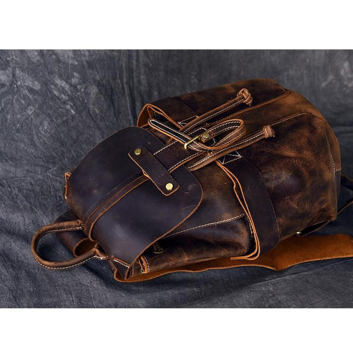 The Olaf Rucksack | Vintage Leather Travel Backpack