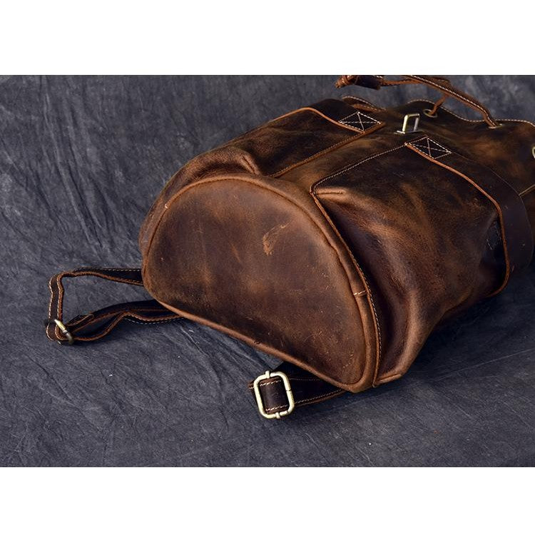 The Olaf Rucksack | Vintage Leather Travel Backpack