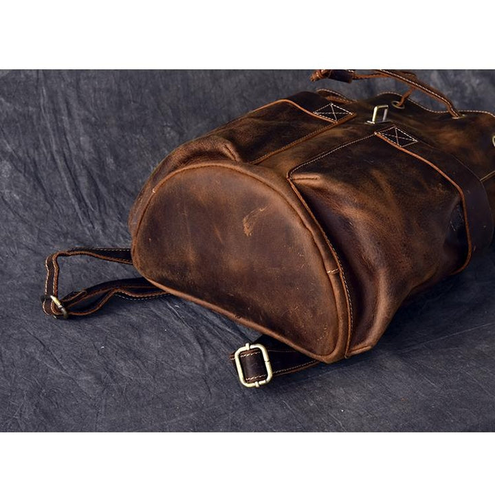 The Olaf Rucksack | Vintage Leather Travel Backpack