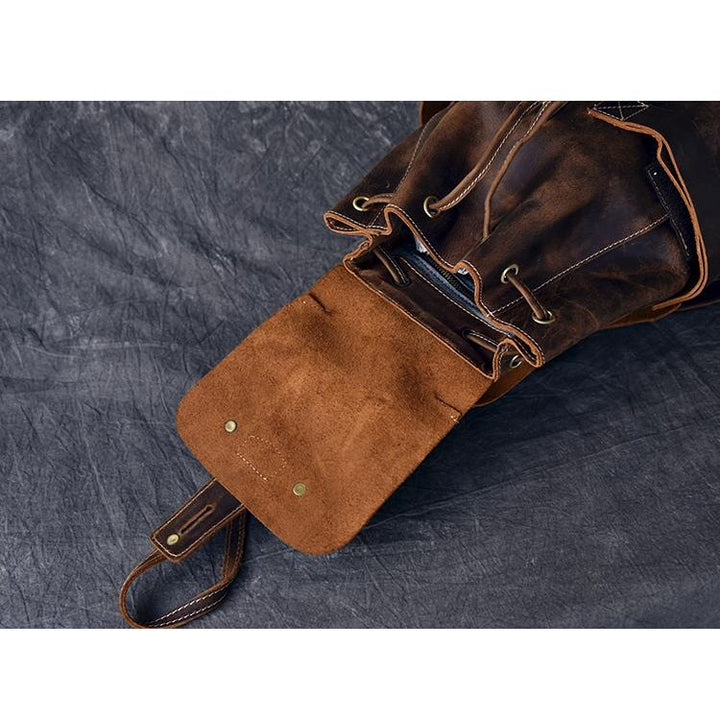 The Olaf Rucksack | Vintage Leather Travel Backpack