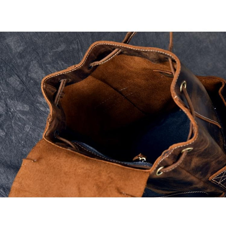 The Olaf Rucksack | Vintage Leather Travel Backpack