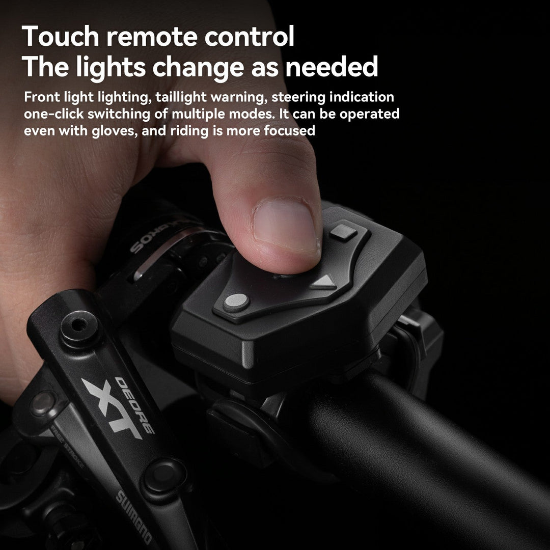 Smart Riding Helmet with Headlight and Tail Light