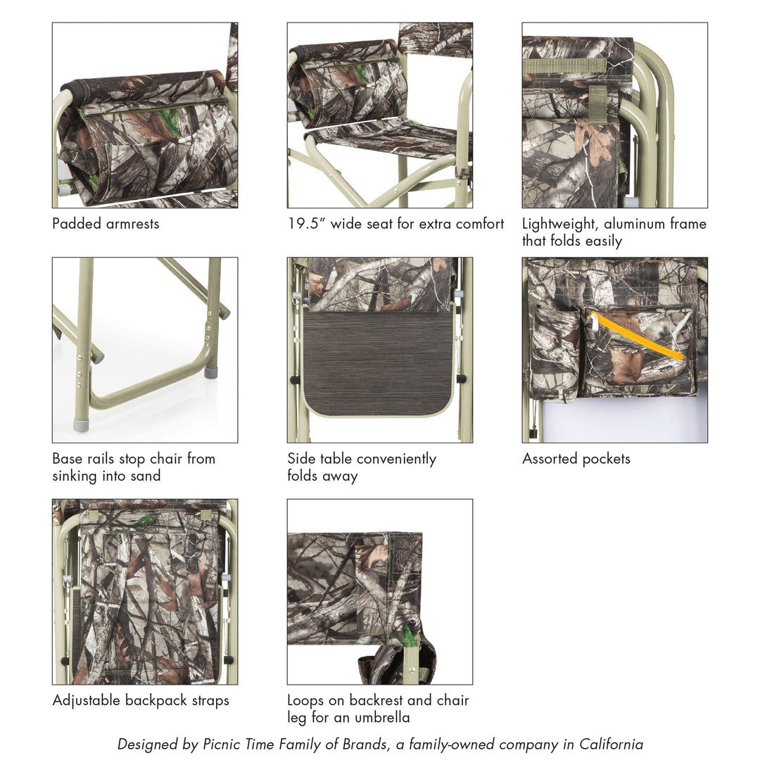 Picnic Time Outdoor Directors Folding Chair
