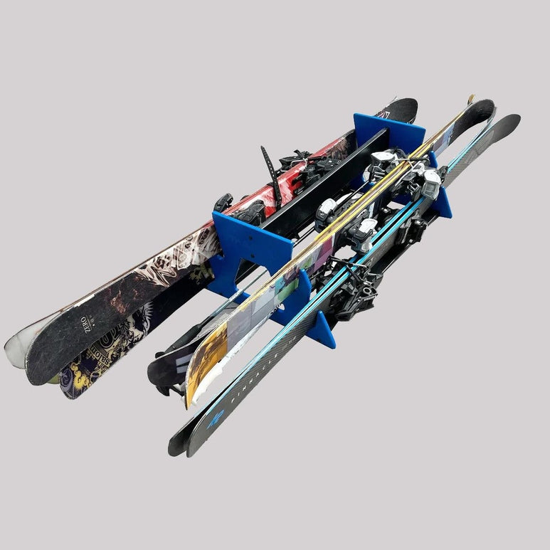 TRAPSKI QUAD Mobile All Mountain Ski and Standard Stance Snowboard Rack