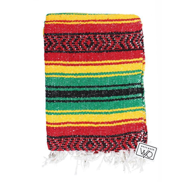 West Path Rasta Mexican Falsa Yoga Blanket