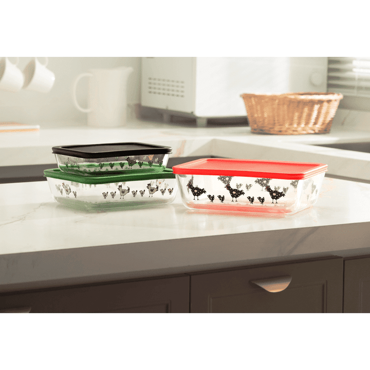 Rectangular Rooster Set