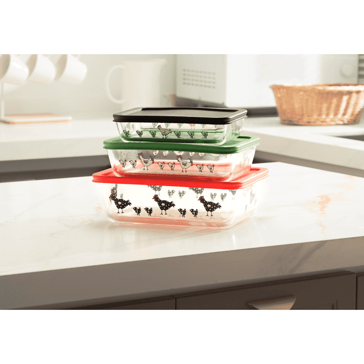 Rectangular Rooster Set