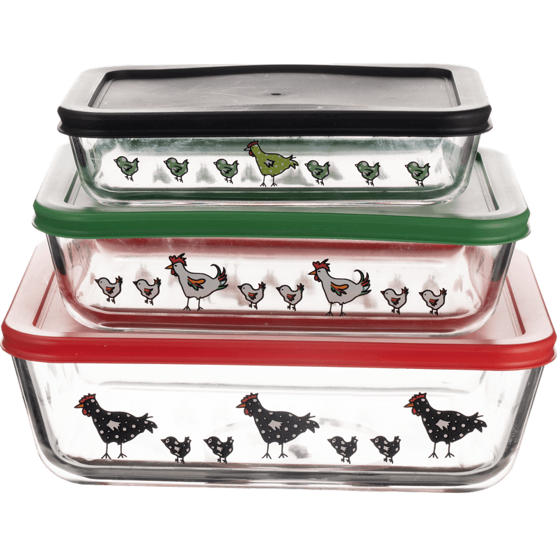 Rectangular Rooster Set
