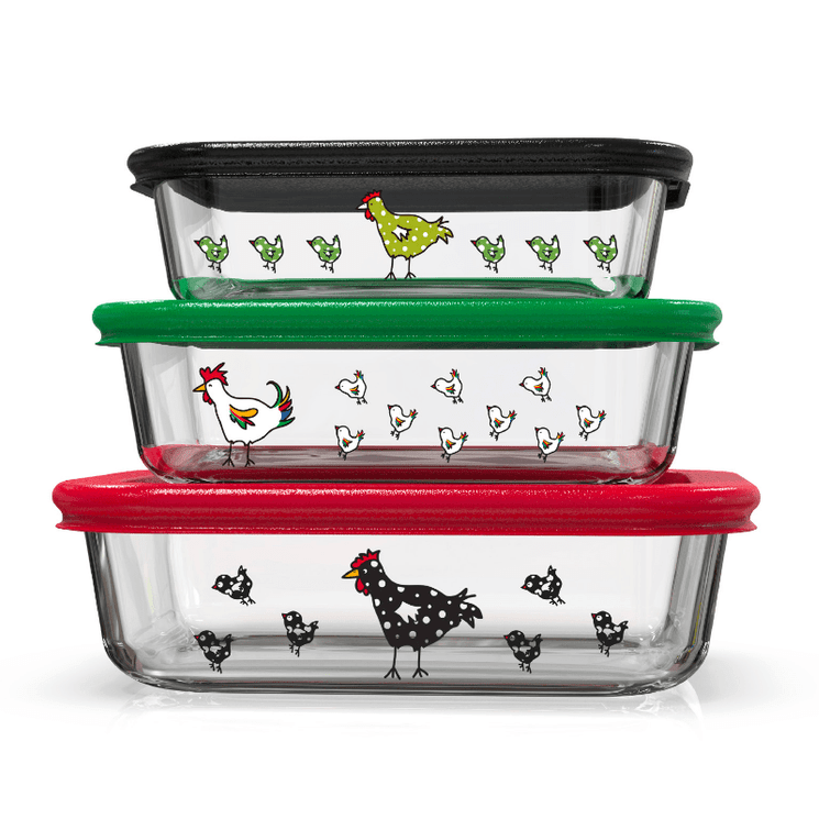 Rectangular Rooster Set