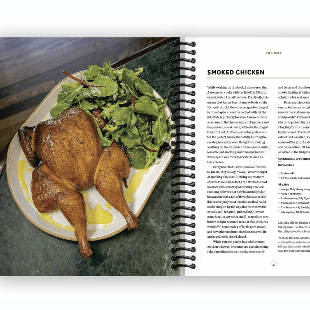 Franklin Smoke: Wood. Fire. Food. Spiral Bound