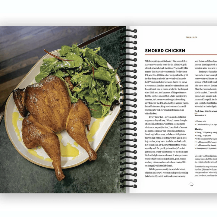 Franklin Smoke: Wood. Fire. Food. Spiral Bound