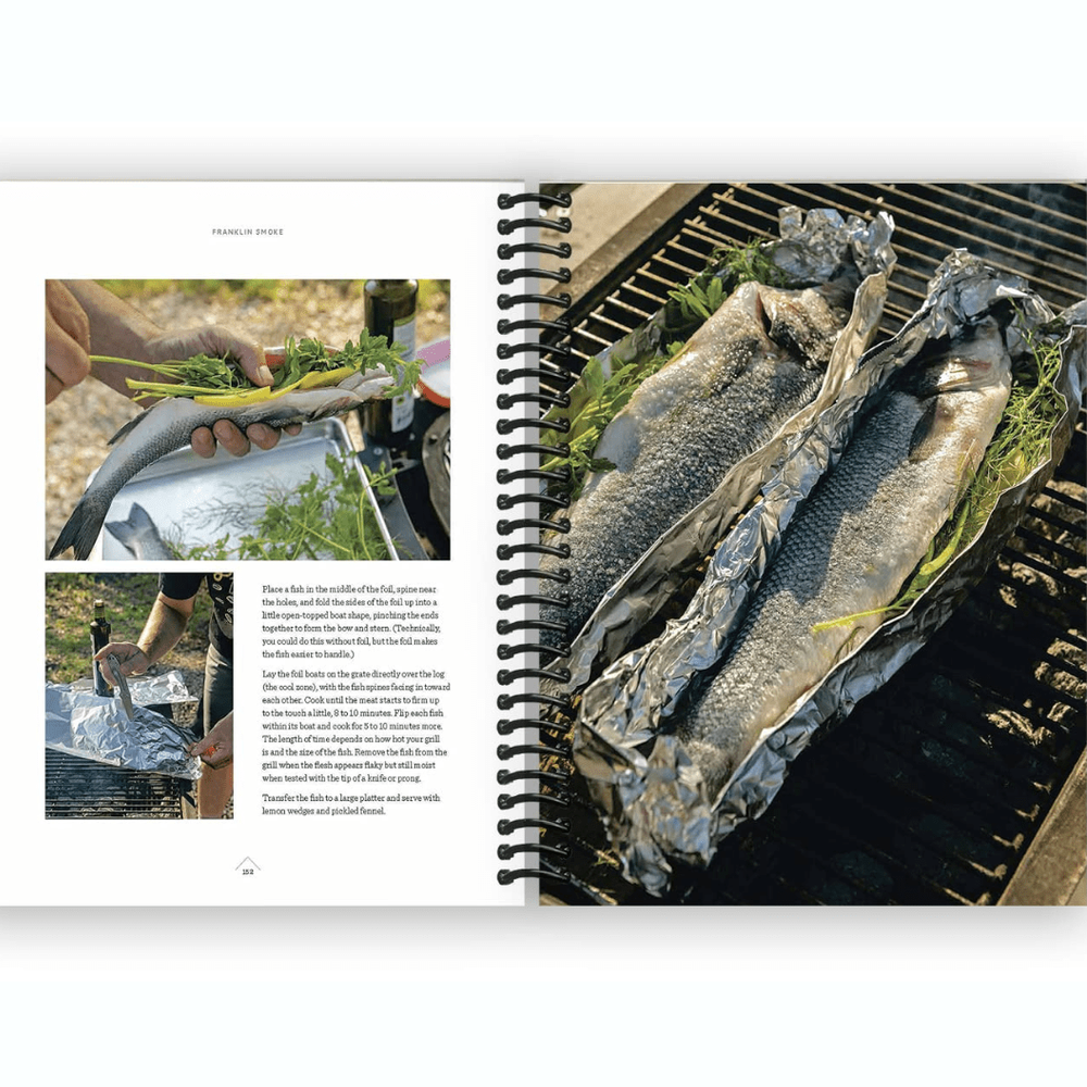 Franklin Smoke: Wood. Fire. Food. Spiral Bound