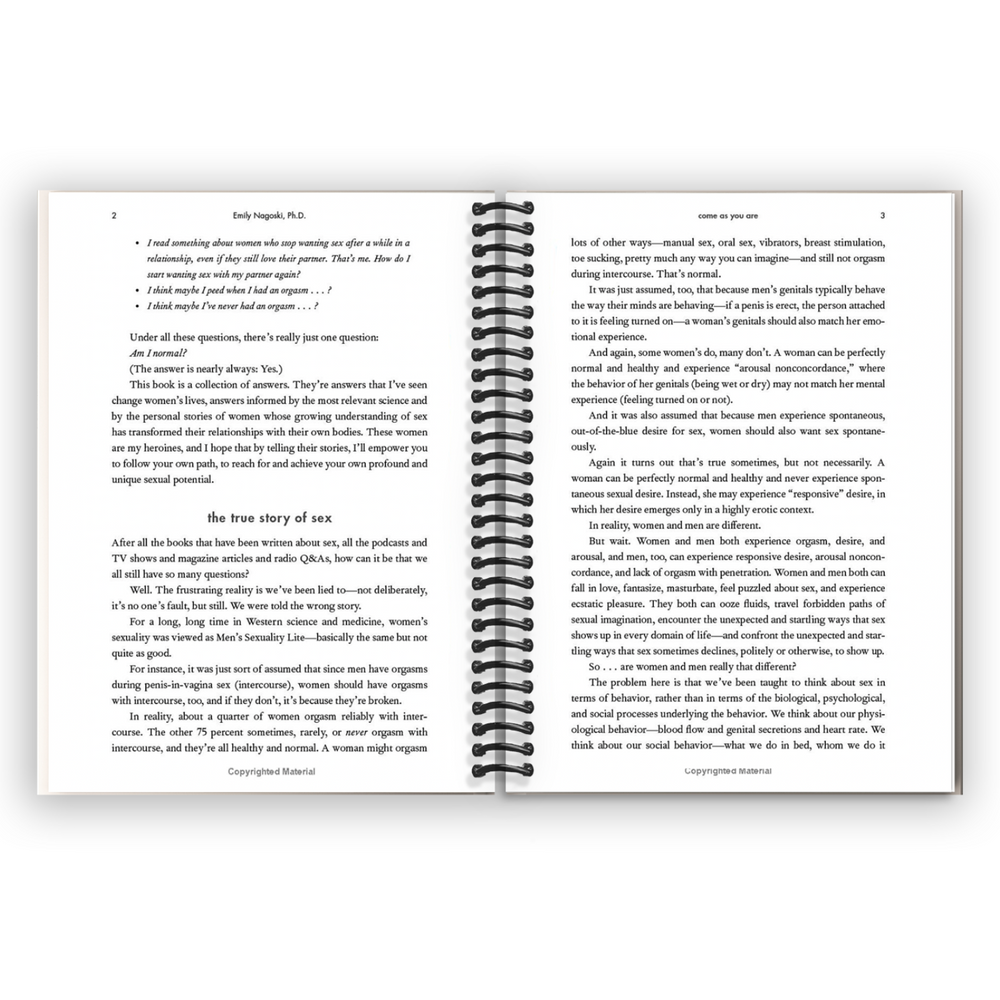 Come As You Are: Revised and Updated: The Surprising New Science That Will Transform Your Sex Life Spiral Bound