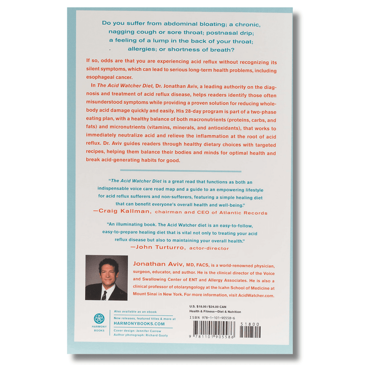 The Acid Watcher Diet: A 28-Day Reflux Prevention and Healing Program Spiral Bound