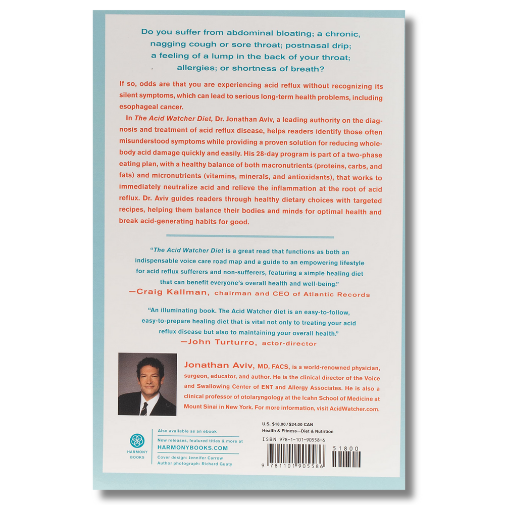 The Acid Watcher Diet: A 28-Day Reflux Prevention and Healing Program Spiral Bound