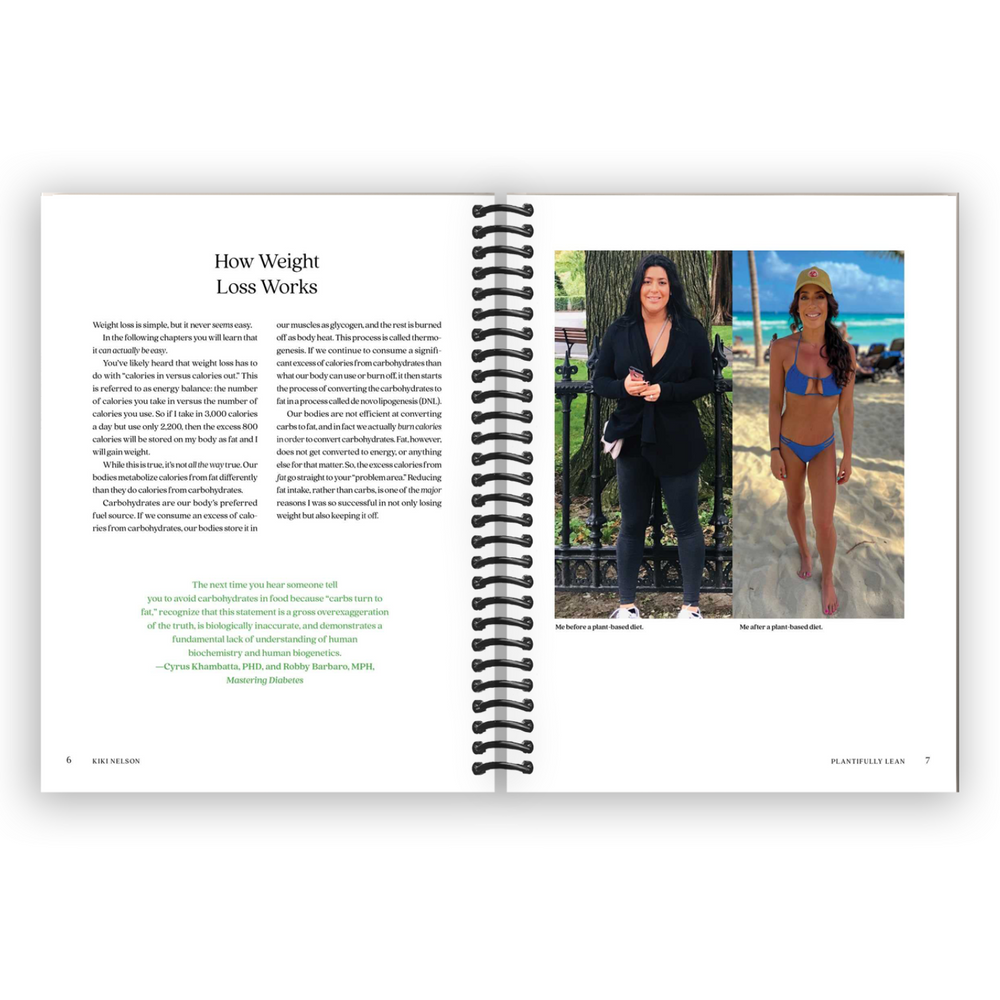 Plantifully Lean: 125+ Simple and Satisfying Plant-Based Recipes for Health and Weight Loss Spiral Bound