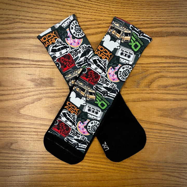 SUB6 6" Socks with Unique Designs