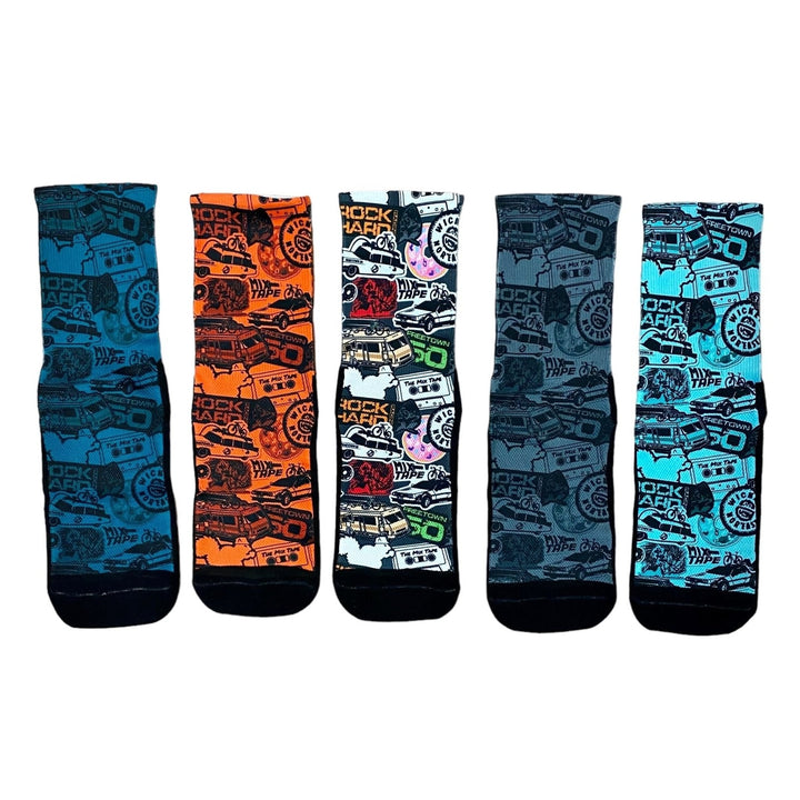 SUB6 6" Socks with Unique Designs