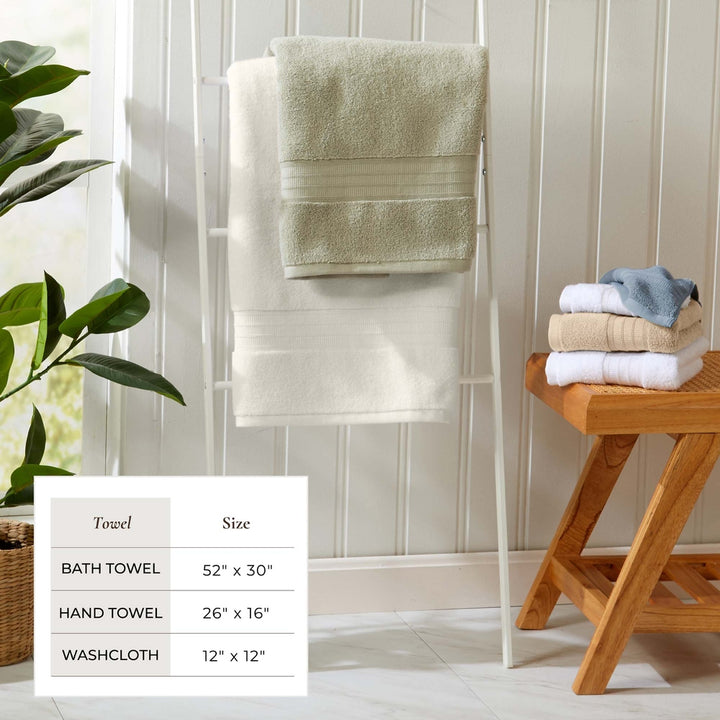 Premium Cotton Bath Towel Set - Chiara Collection