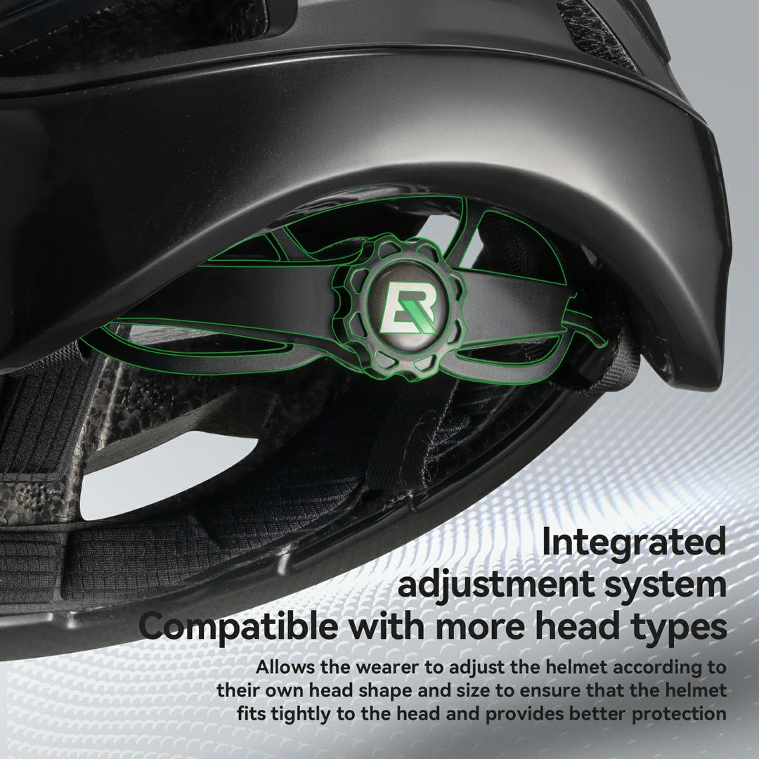 Smart Riding Helmet with Headlight and Tail Light