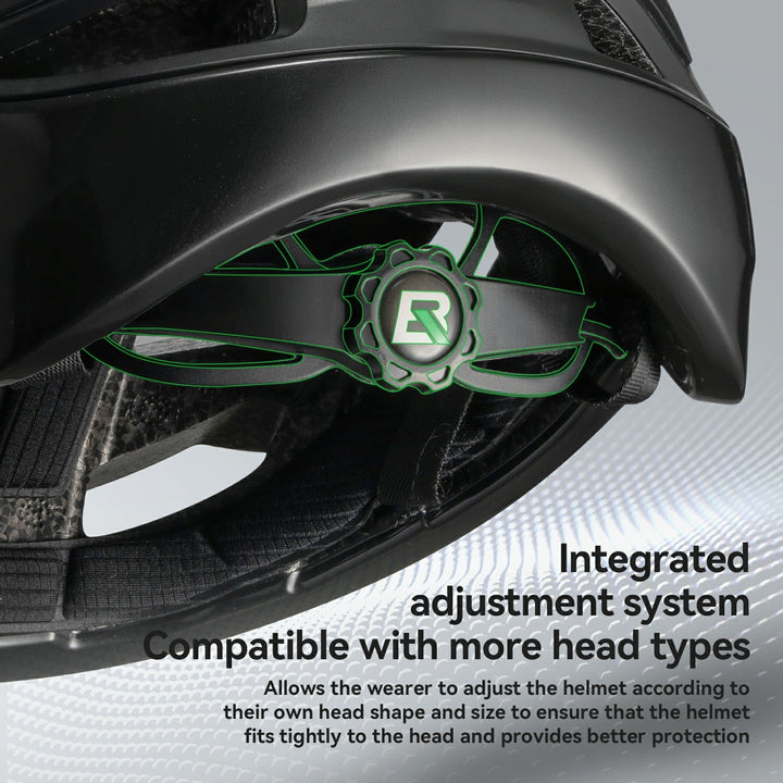 Smart Riding Helmet with Headlight and Tail Light