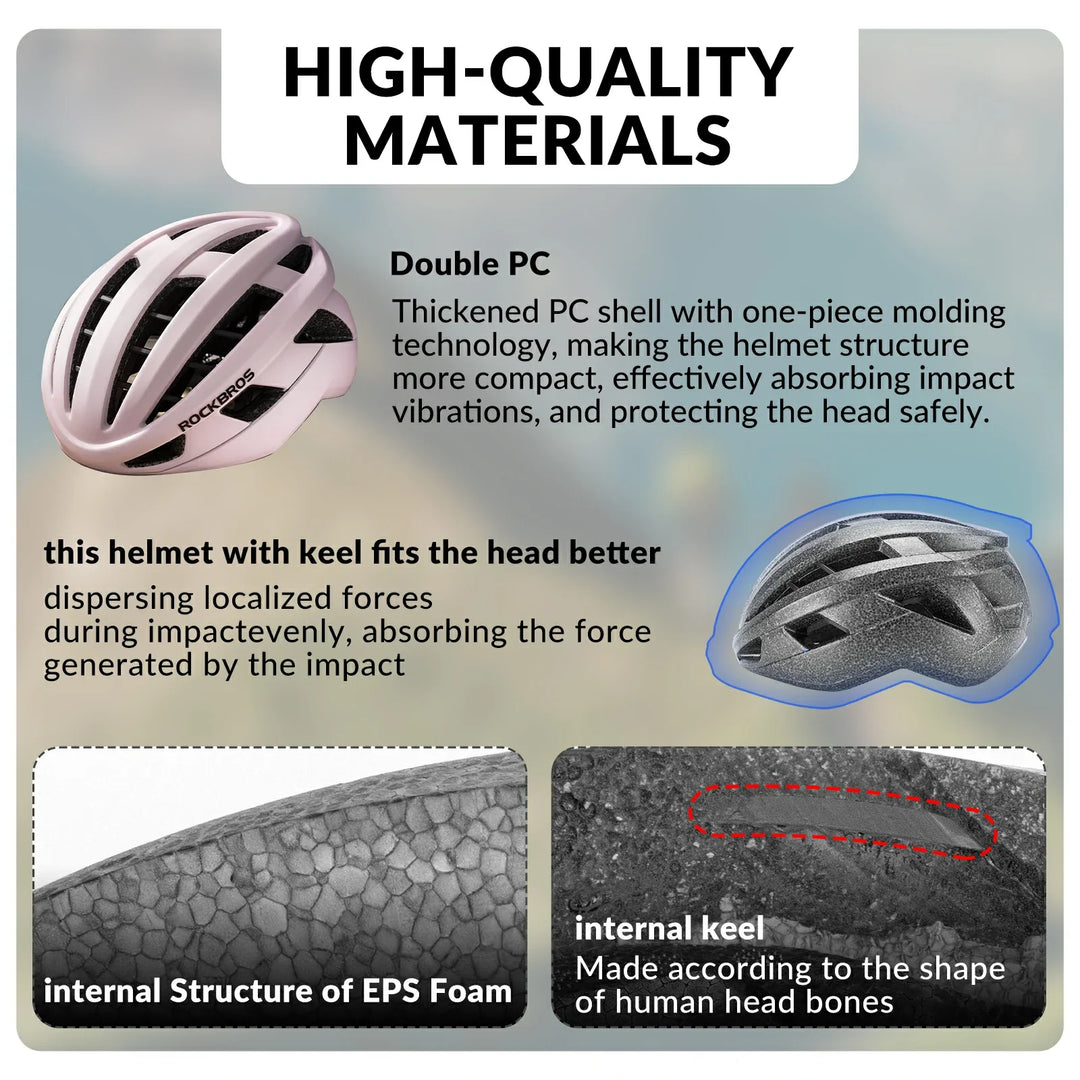 ROCKBROS LK-11 Adjustable Cycling Helmet