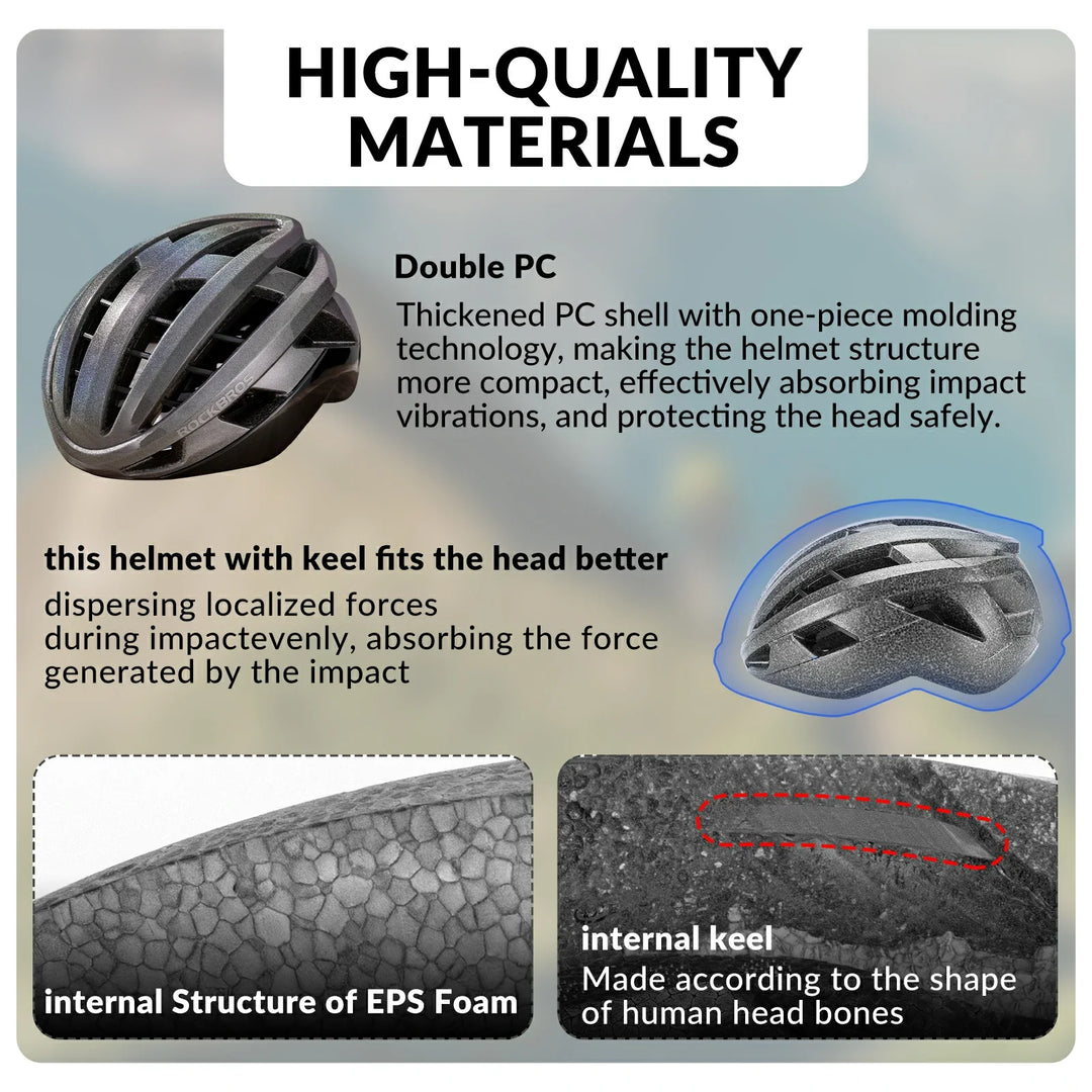 ROCKBROS LK-11 Adjustable Cycling Helmet