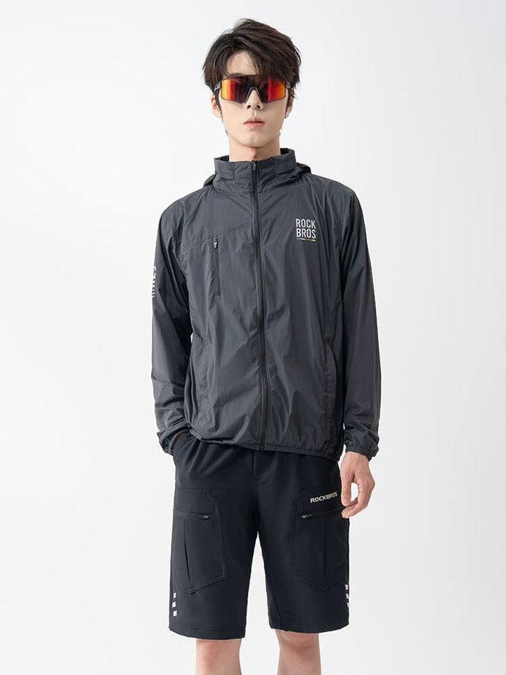 Men's ROAD-TO-SKY Lightweight Cycling Windbreaker