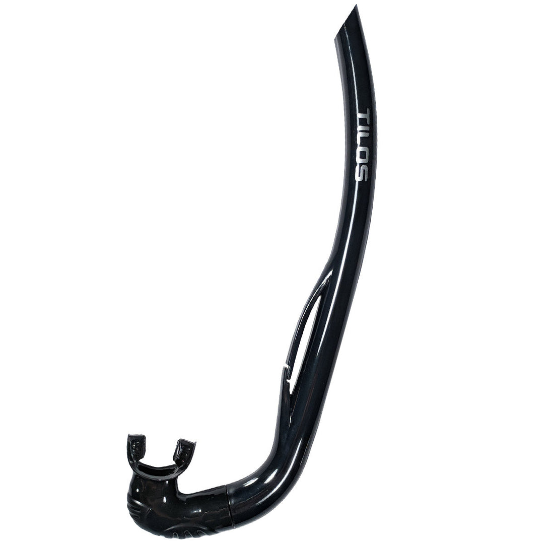 Basic J Snorkel with Keeper for Secure Underwater Safety