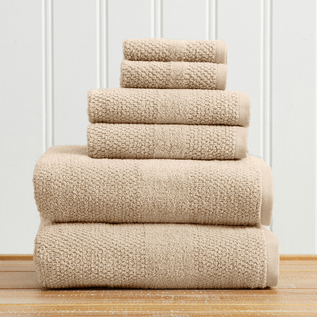 Cotton Woven Bath Towel Set - Marbella Collection