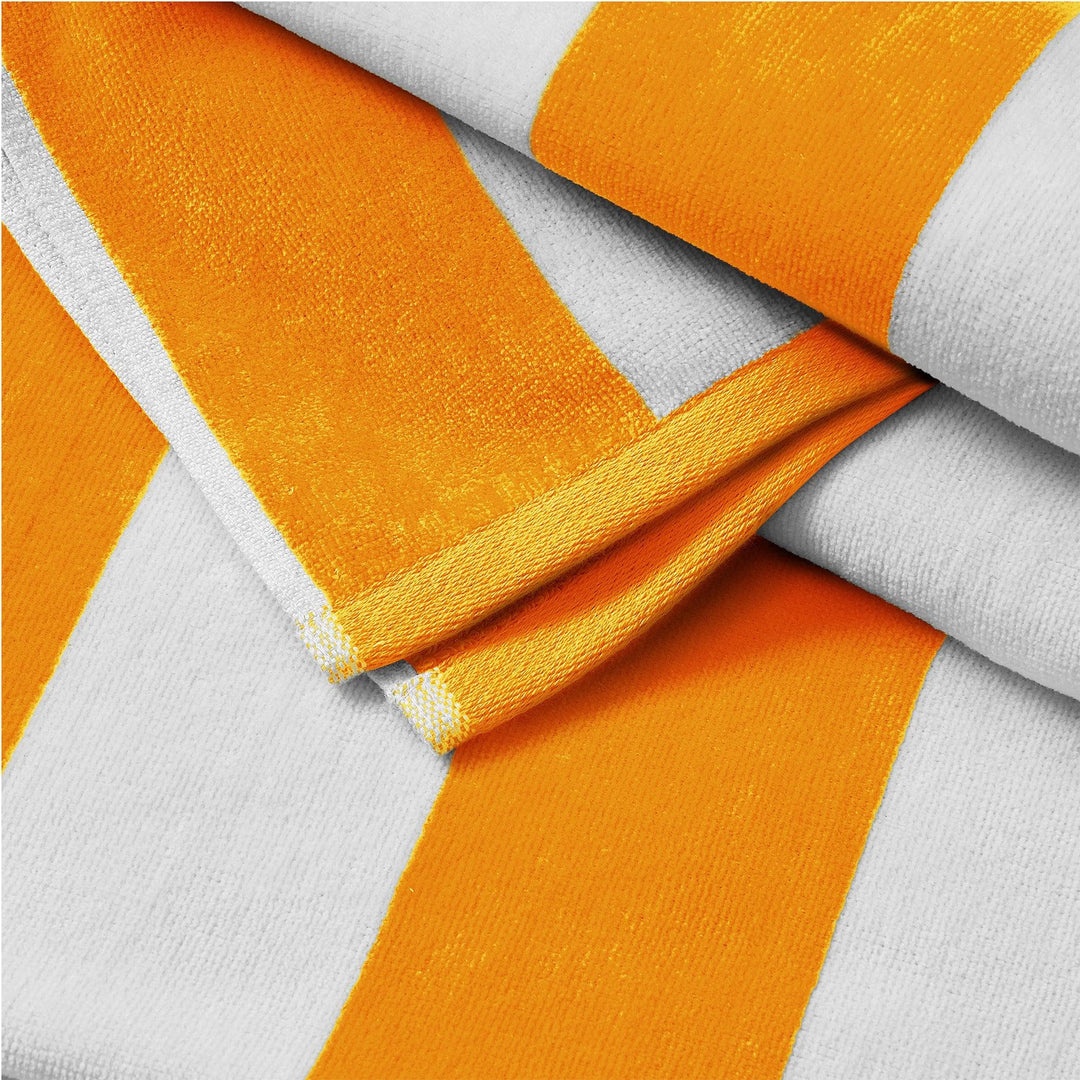 Cotton Velour Cabana Beach Towel - Novia Collection