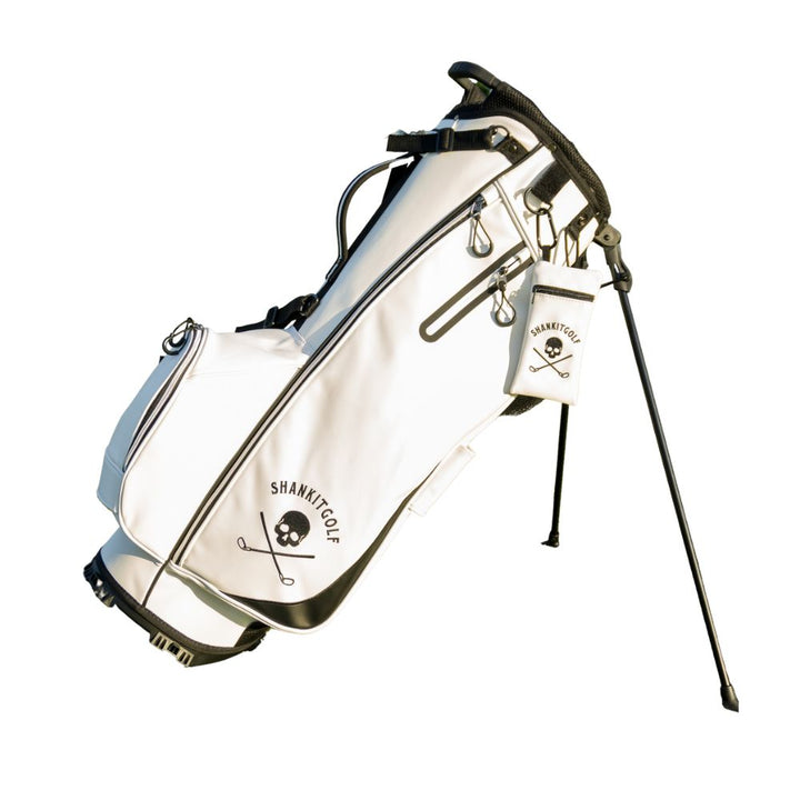 Shank it Golf White Golf Bag