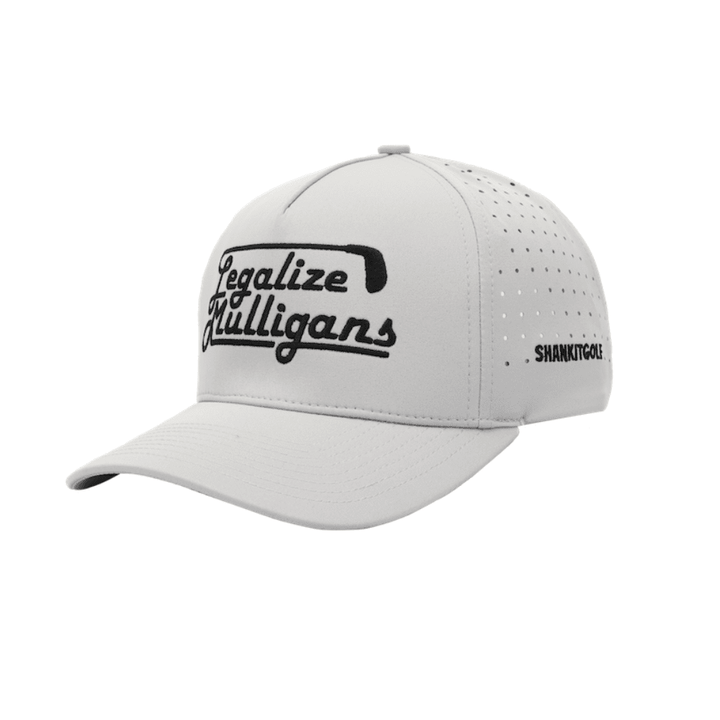 Shank it Golf Legalize Mulligans Gray Golf Hat